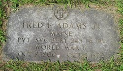 Fred F Adams Jr.