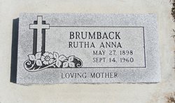 Rutha Anna <I>Bailey</I> Brumback 