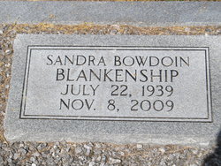 Sandra <I>Bowdoin</I> Blankenship 
