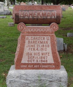 Ida B. <I>Sanders</I> Barekman 