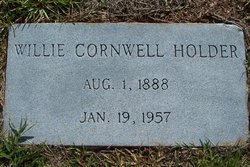 Willie <I>Cornwell</I> Holder 