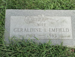 Geraldine Ida “Jerry” <I>Isaacs</I> Emfield 