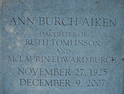Ann <I>Burch</I> Aiken 