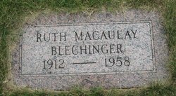 Ruth <I>Macaulay</I> Blechinger 