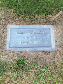Sarah Ann “Sadie” <I>Griffin</I> Balka 