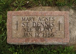Mary Agnes <I>Meany</I> St. Dennis 