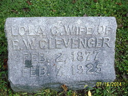 Lola Catharine <I>Apt</I> Clevenger 