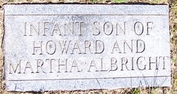 Infant Son Albright 