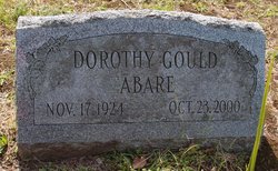 Dorothy Louise <I>Gould</I> Abare 