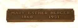 Mary Esther <I>Somers</I> Berger 