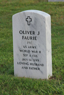 PFC Oliver J Faurie 