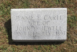 Jennie E <I>Carll</I> Jewell 