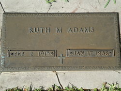 Ruth Orene <I>McGee</I> Adams 