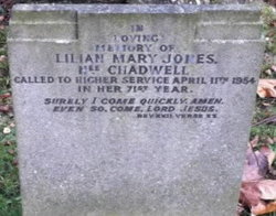 Lillian Mary <I>Jones</I> Chadwell 