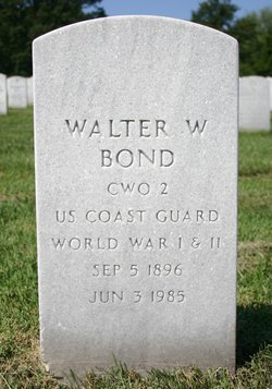 Walter W Bond 