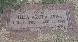 Stella Agatha <I>Cook</I> Akins 