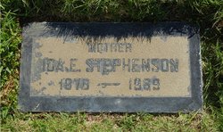Ida E. (Marsh) <I>Lang</I> Stephenson 