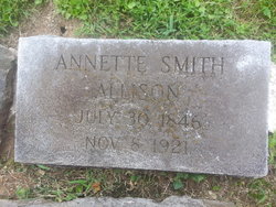 Annette “Nettie” <I>Smith</I> Allison 
