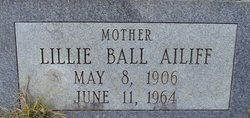 Lillie Mae <I>Ball</I> Ailiff 