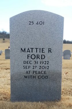 Mattie Ruth “Granny” <I>Polk</I> Ford 