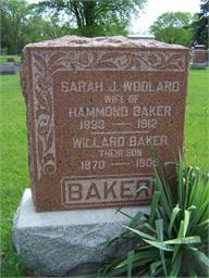 Sarah Jane <I>Woolard</I> Baker 