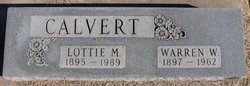 Warren W Calvert 