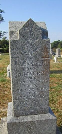 Eliza Jane <I>Shelby</I> Marks 