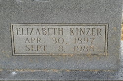 Elizabeth Mai <I>Kinzer</I> White 