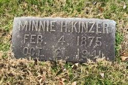Mildred Pearl “Minnie” <I>Hughes</I> Kinzer 