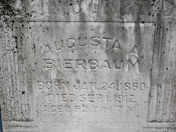 Augusta E. <I>Begemann</I> Bierbaum 