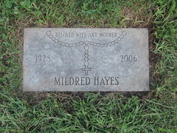 Mildred L. <I>Witt</I> Hayes 