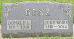 June Beverly <I>Boies</I> Benz 