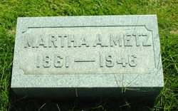 Martha Ann <I>Hill</I> Metz 