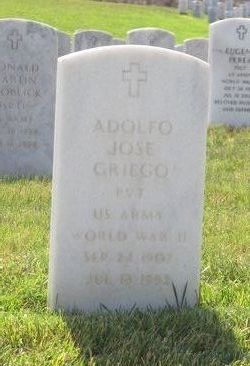 PVT Adolfo José Griego 