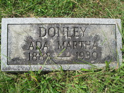 Ada Martha <I>Allen</I> Donley 