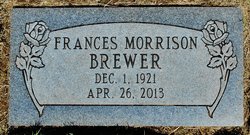Frances L. <I>Morrison</I> Brewer 