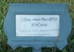 Ellen Ann <I>Burdette</I> McCune 