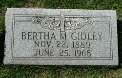 Bertha Marie <I>Paul</I> Gidley 