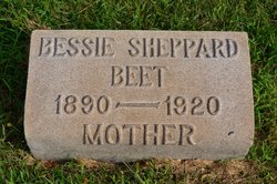 Elizabeth “Bessie” <I>Sheppard</I> Beet 