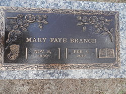 Mary Faye <I>Carter</I> Branch 