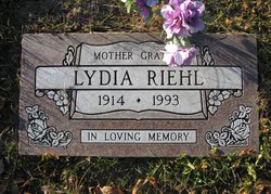Lydia <I>Pahl</I> Riehl 
