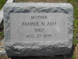 Fannie Franklin <I>Nicholson</I> Ash 