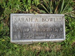 Sarah A <I>Bowles</I> Gemberling 