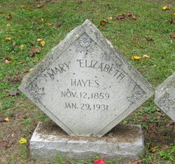 Mary Elizabeth <I>Preston</I> Hayes 