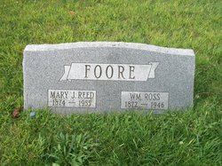 Mary Jane <I>Reed</I> Foore 