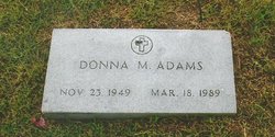 Donna M <I>Roberts</I> Adams 