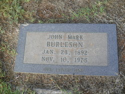 Johnnie Mark “John” Burleson 