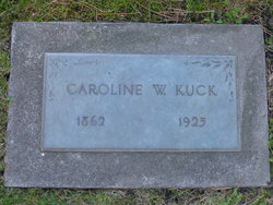 Caroline Wilhelmine “Carrie” <I>Geist</I> Kuck 