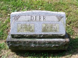 Bertha E <I>Neifert</I> Derr 