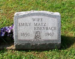 Emily <I>Matz</I> Eisenbach 